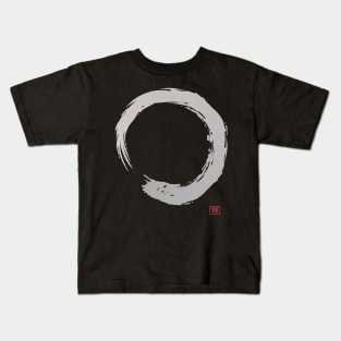 Calligraphy Enso Circle Kids T-Shirt